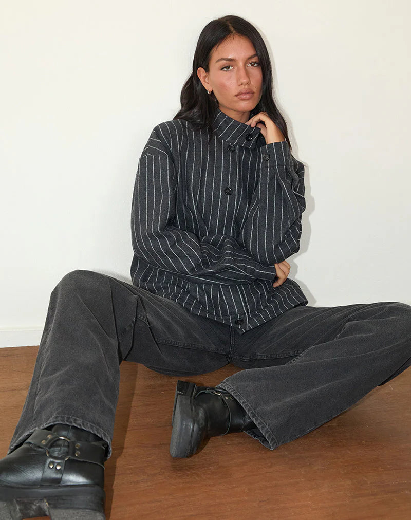 The Pinstripe Lastika Jacket