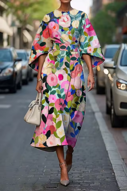 Elegante Vestito Floreale