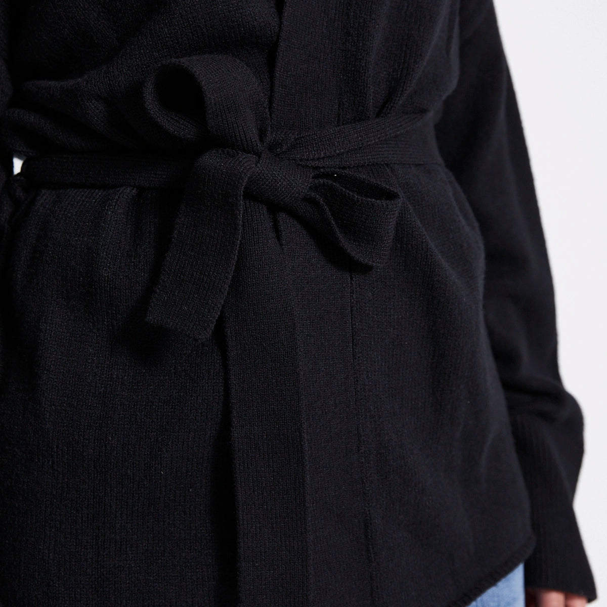 Black Knitted Cardigan