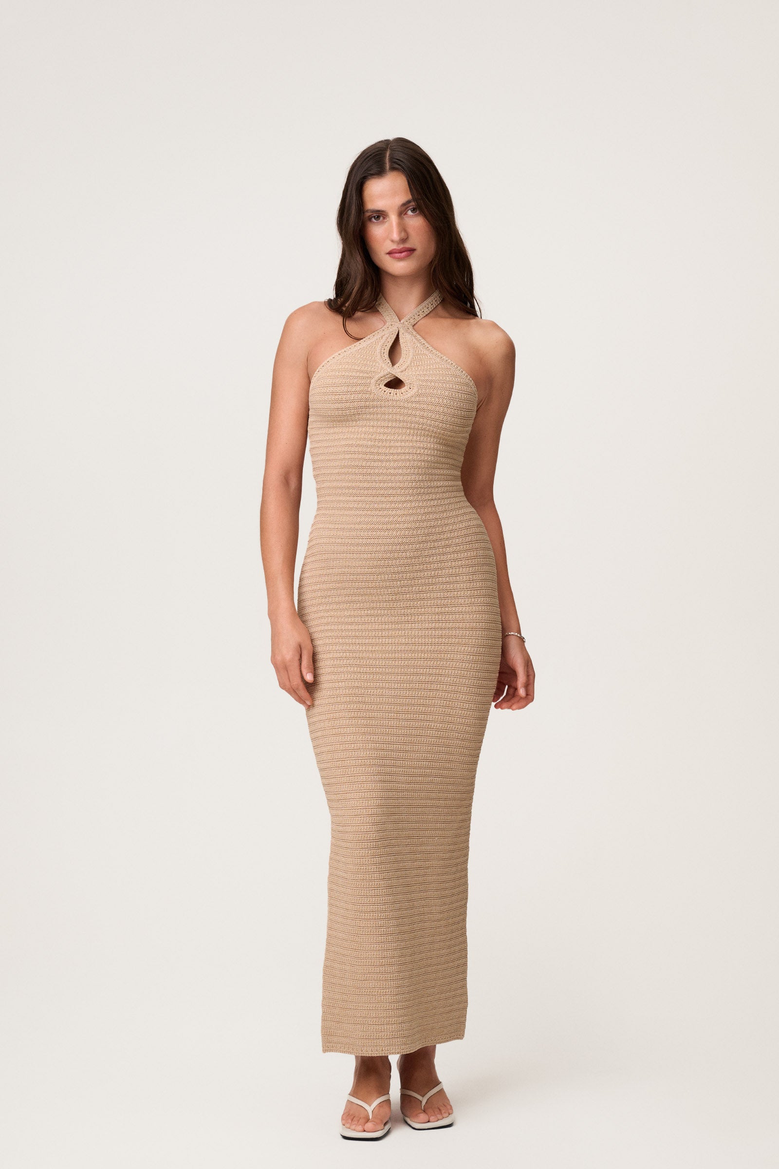 Sandy Beige Dress