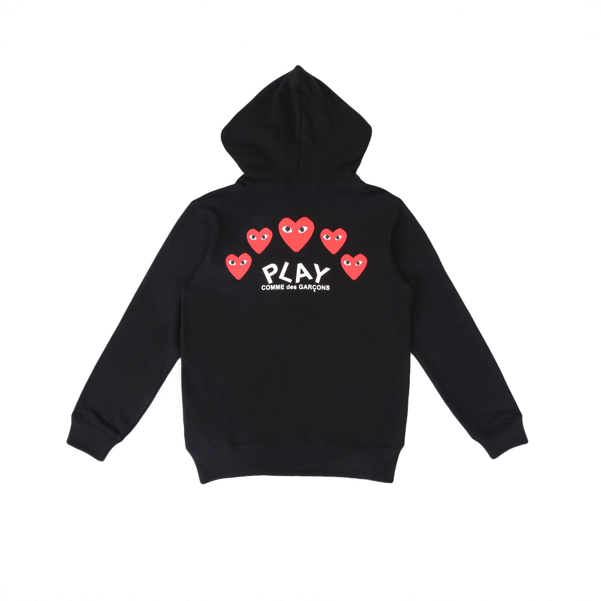 Grey Heart Zip Hoodie