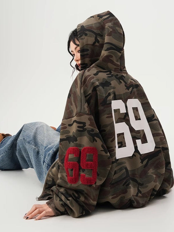Rebel Camo Zip Hoodie