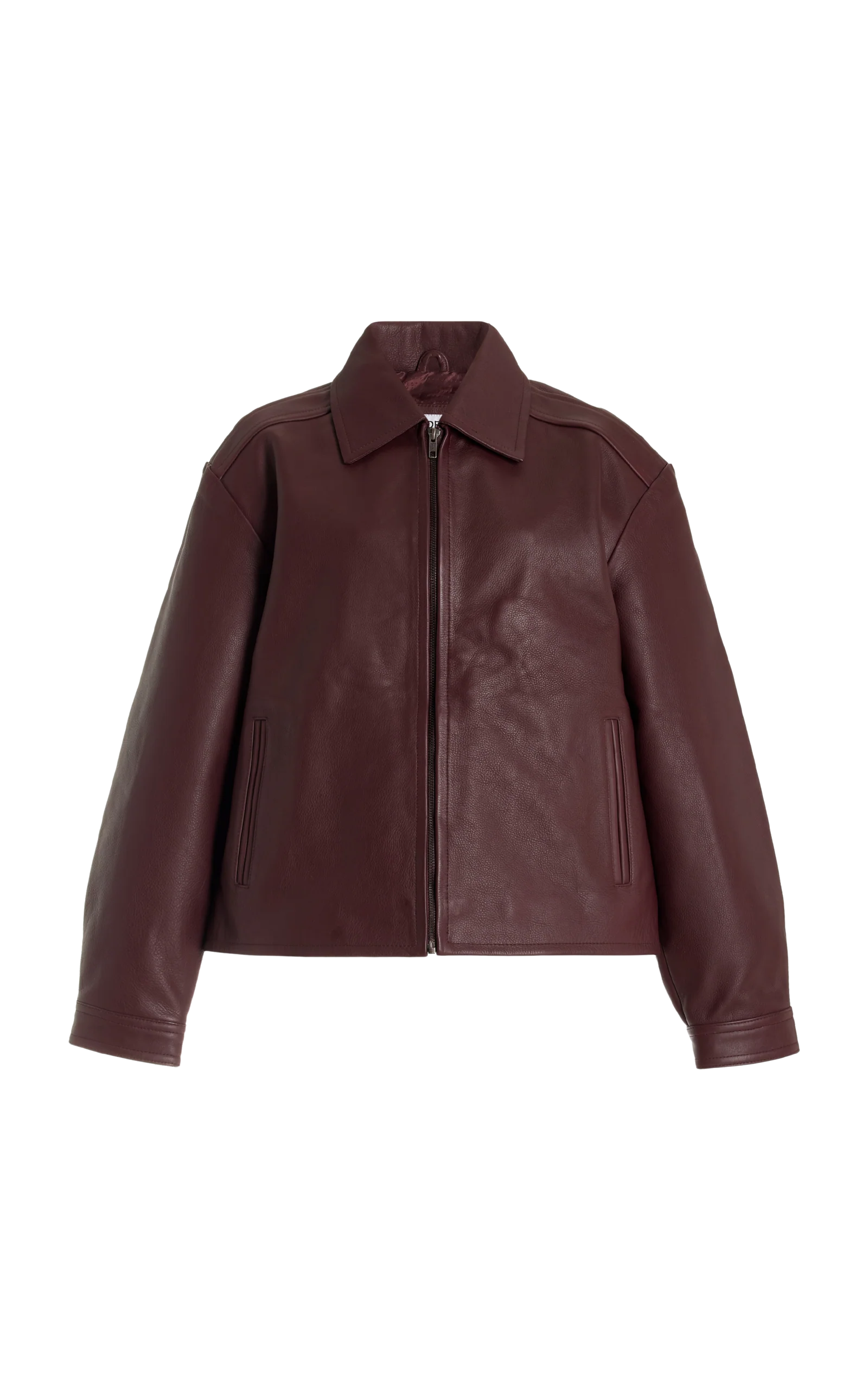 Burgundy Leather Jacket