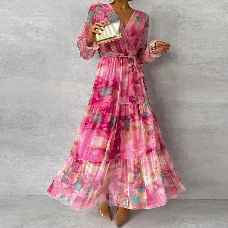 Krisa | Elegant Floral Dress