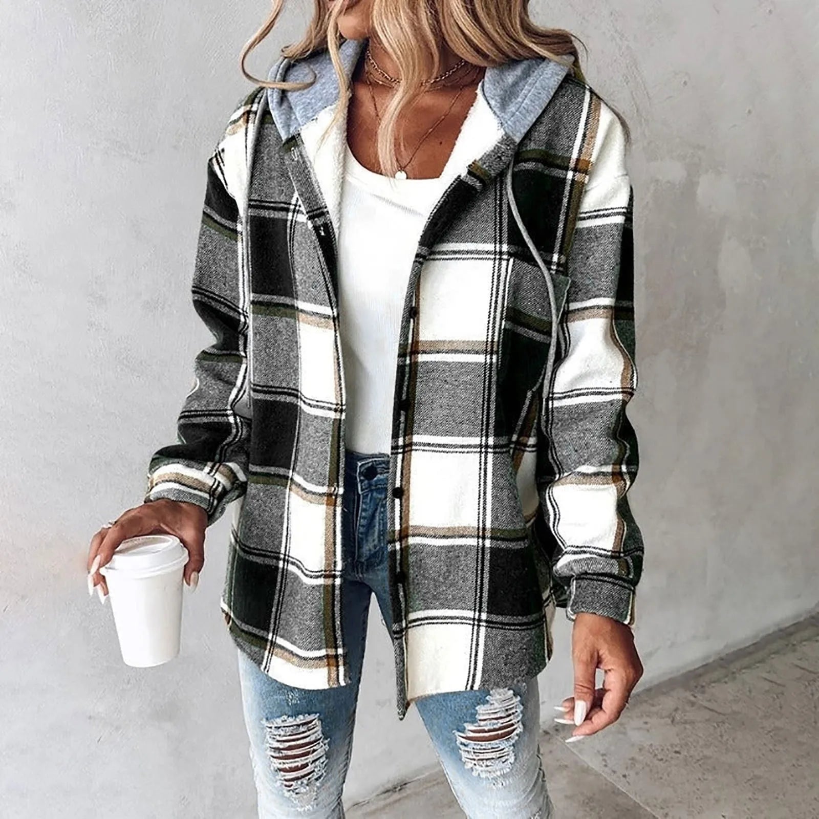 Cozy Check Flannel Jacket