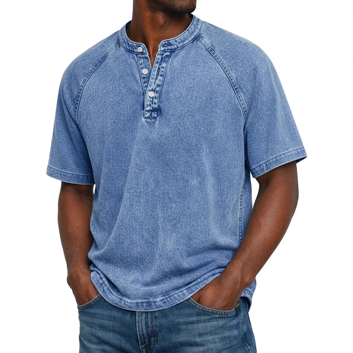 Pedro | Camicia vintage da uomo con bottoni