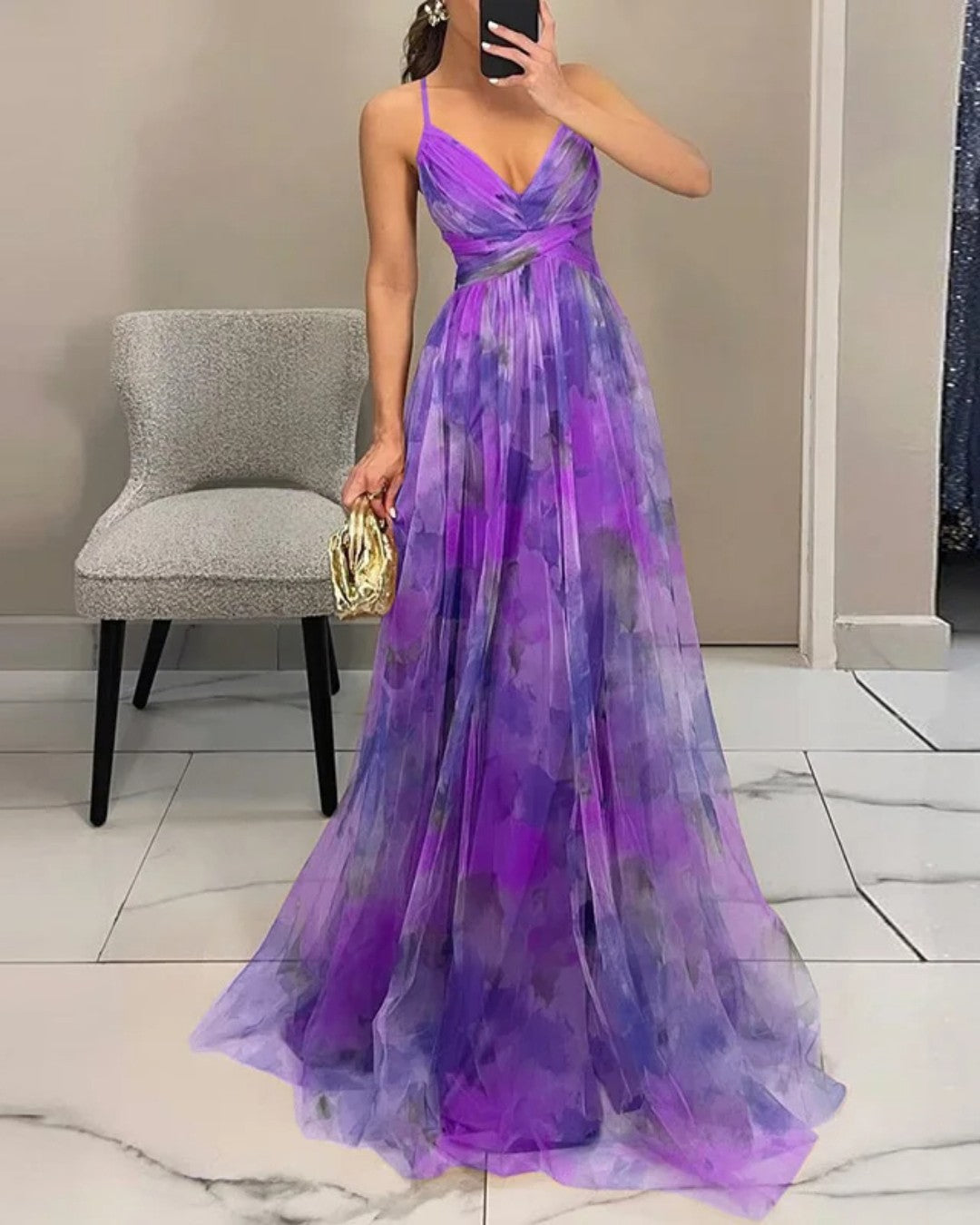 Maxi abito Eleganza Floreale
