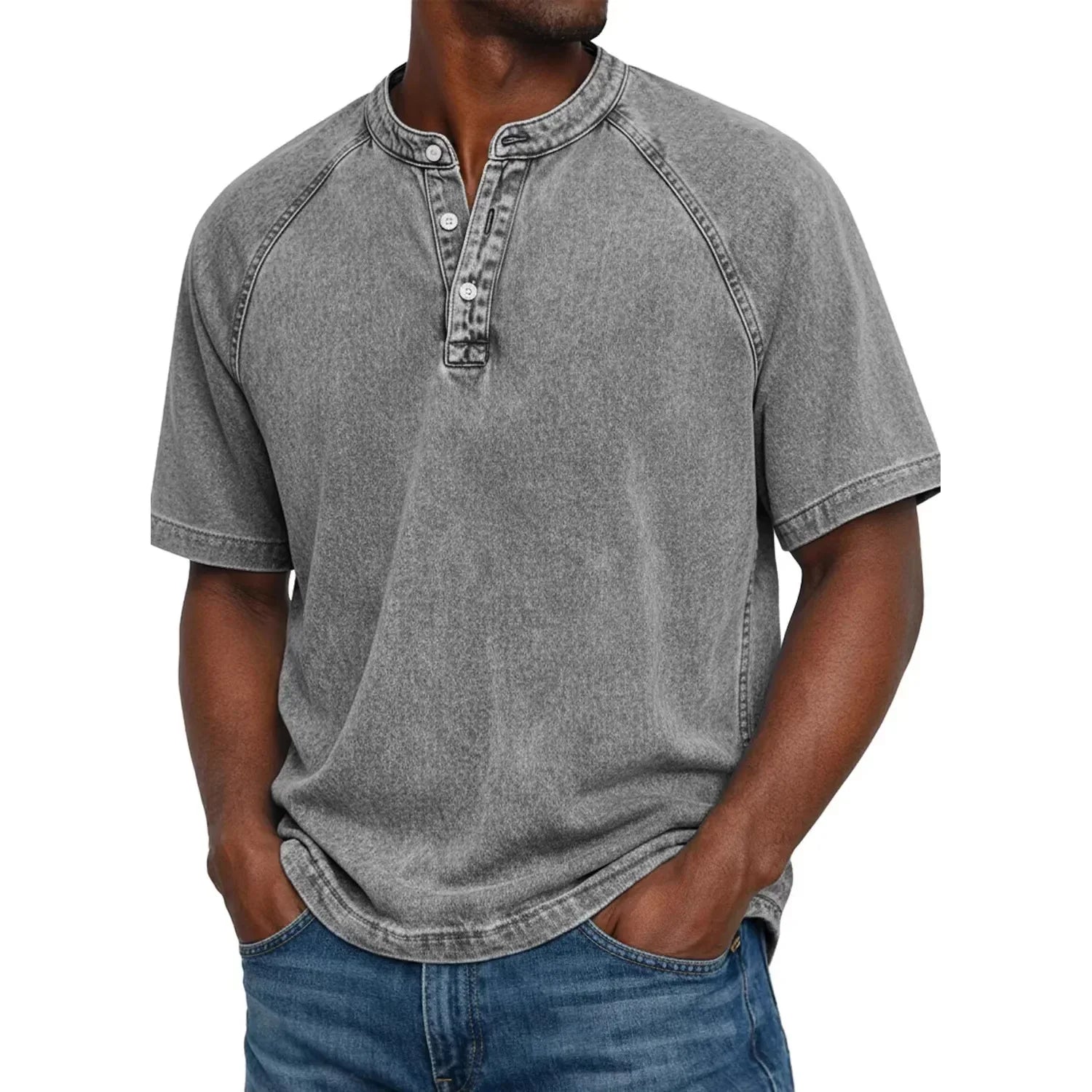 Pedro | Camicia vintage da uomo con bottoni