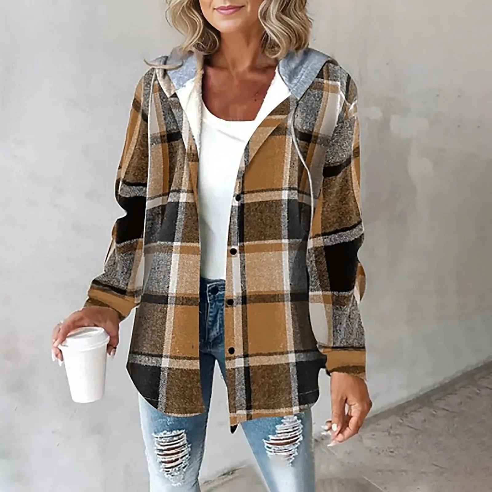 Cozy Check Flannel Jacket