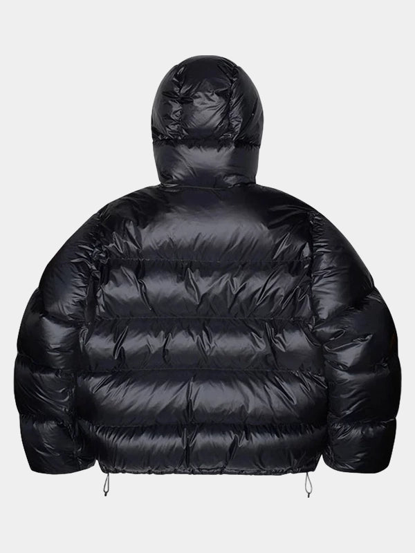 Black Stüssy Puffer Jacket
