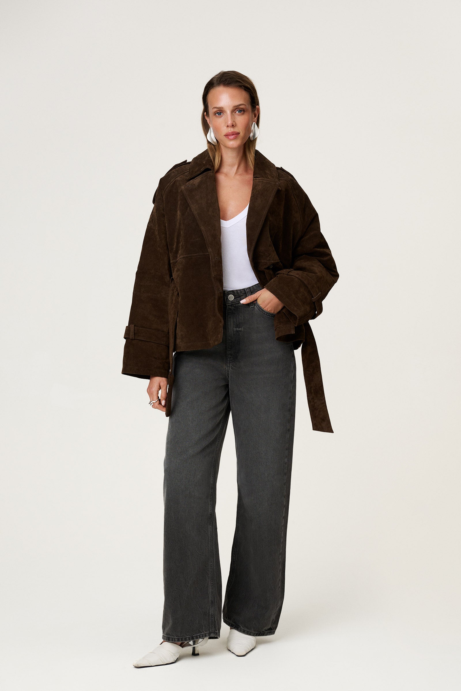 Yorkshire Cropped Trench Coat
