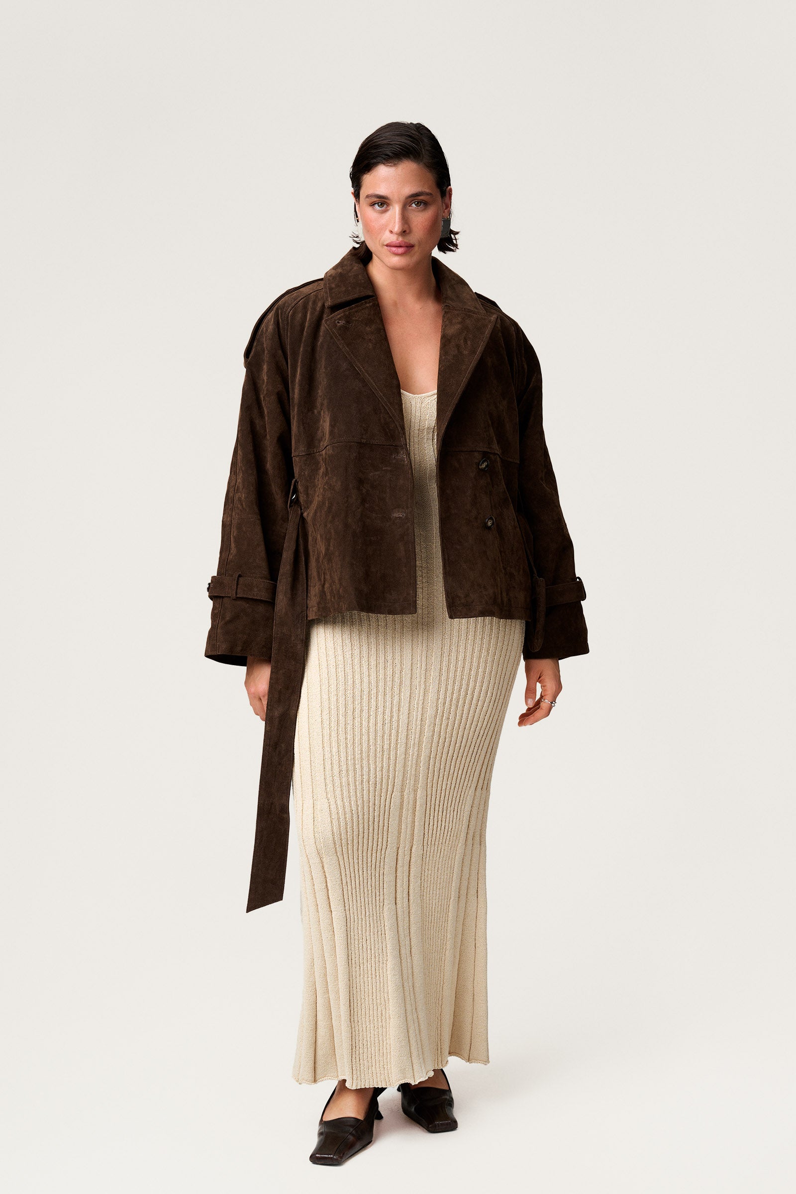 Yorkshire Cropped Trench Coat