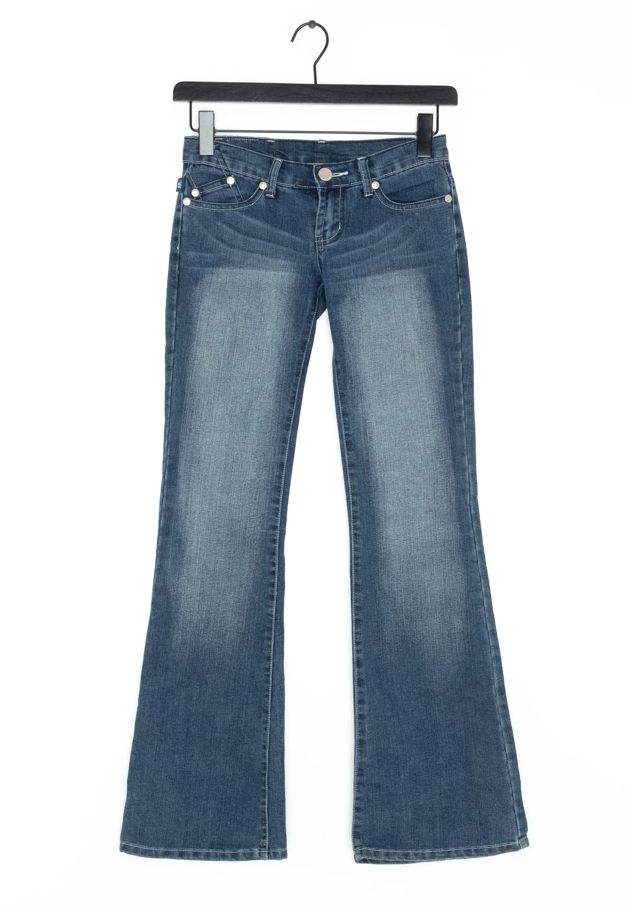 Flared Crystal Crest Jeans