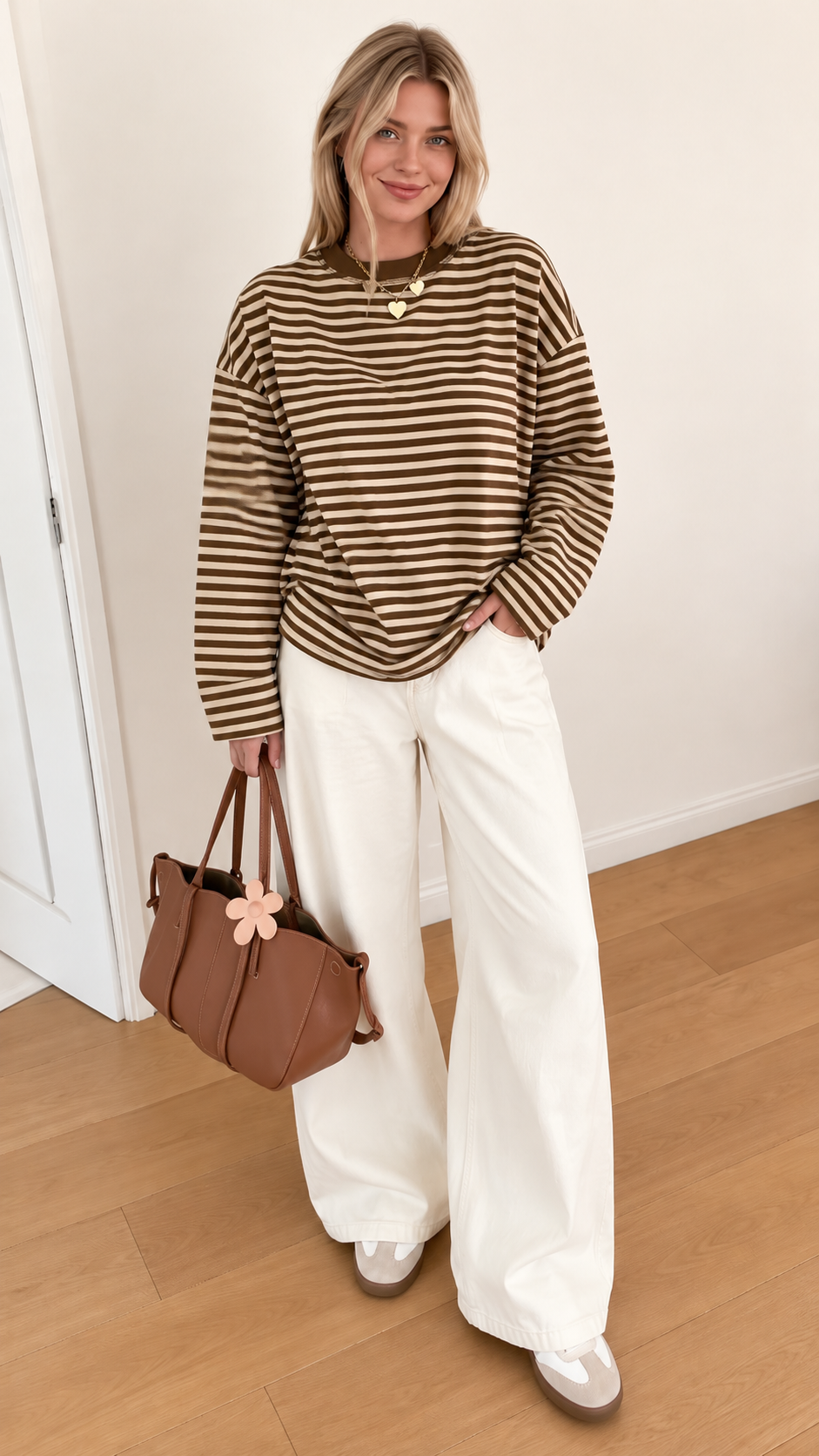 The Marlow™ Striped Oversized Top