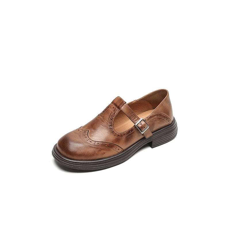 Celeste Retro Buckle Shoes