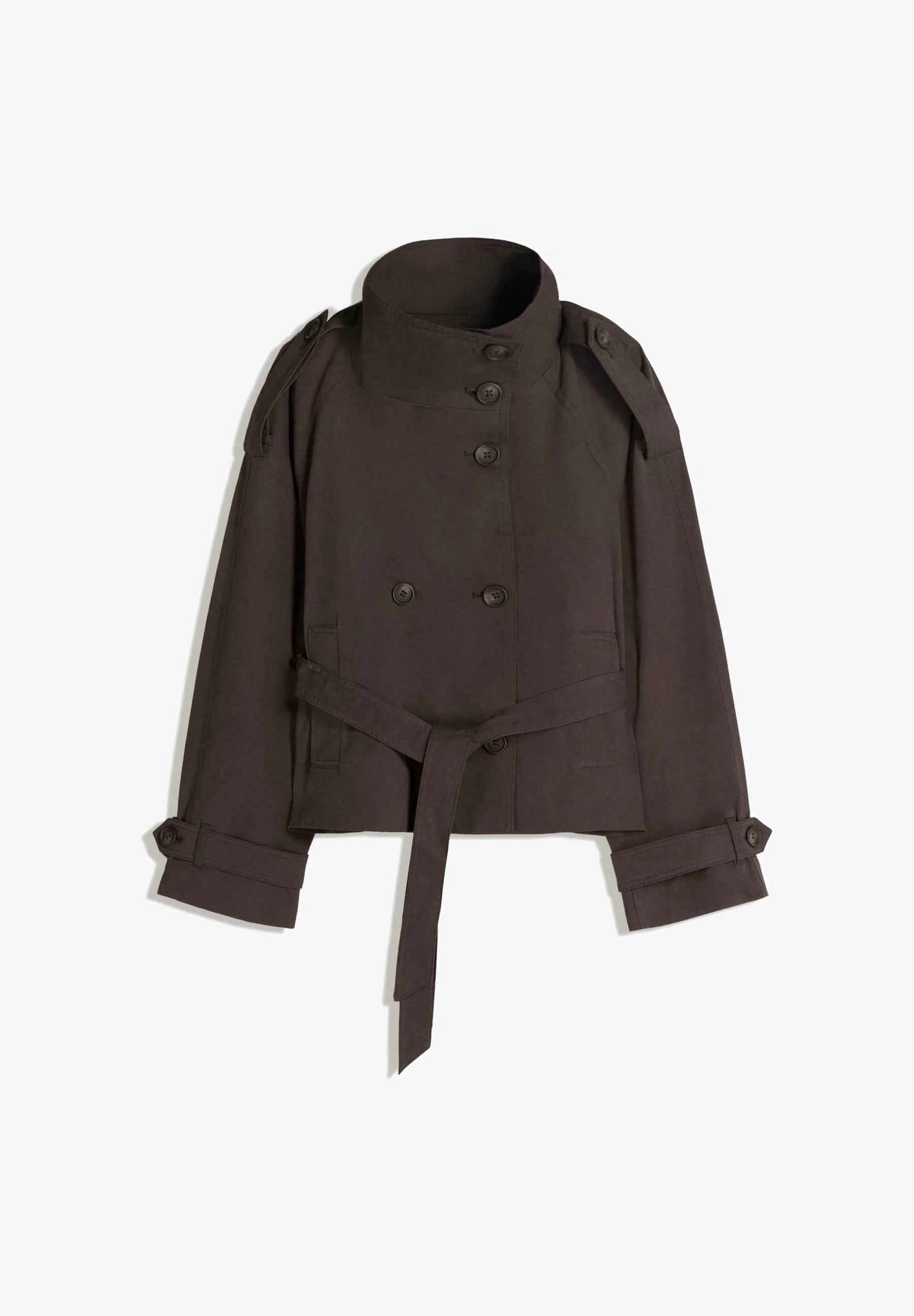 Cropped Trench Coat