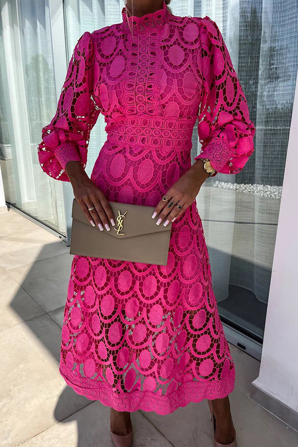 Ellen - Crimson Ember Dress