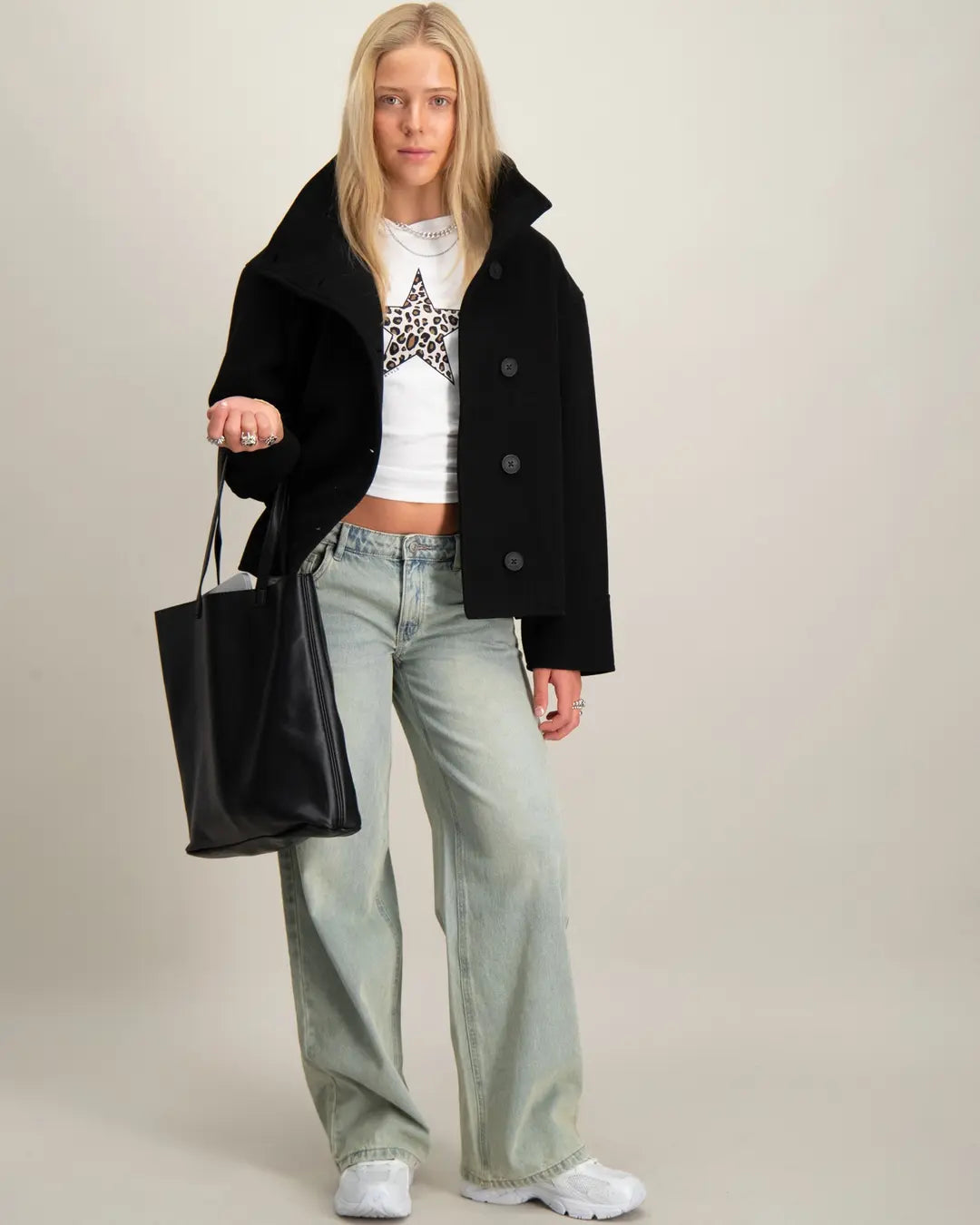 Metro Noir Trench Coat