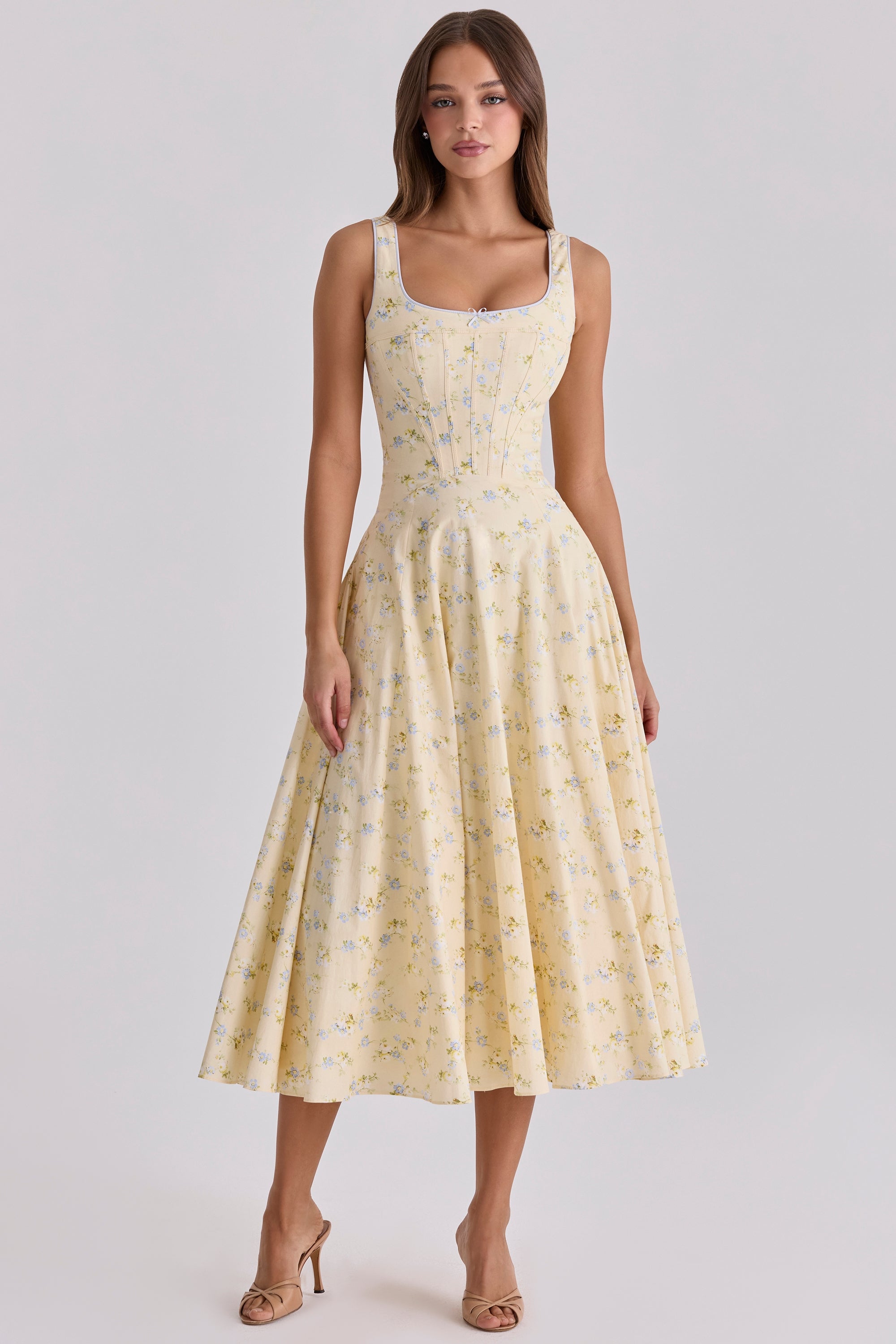 Luna Lace Midi Dress