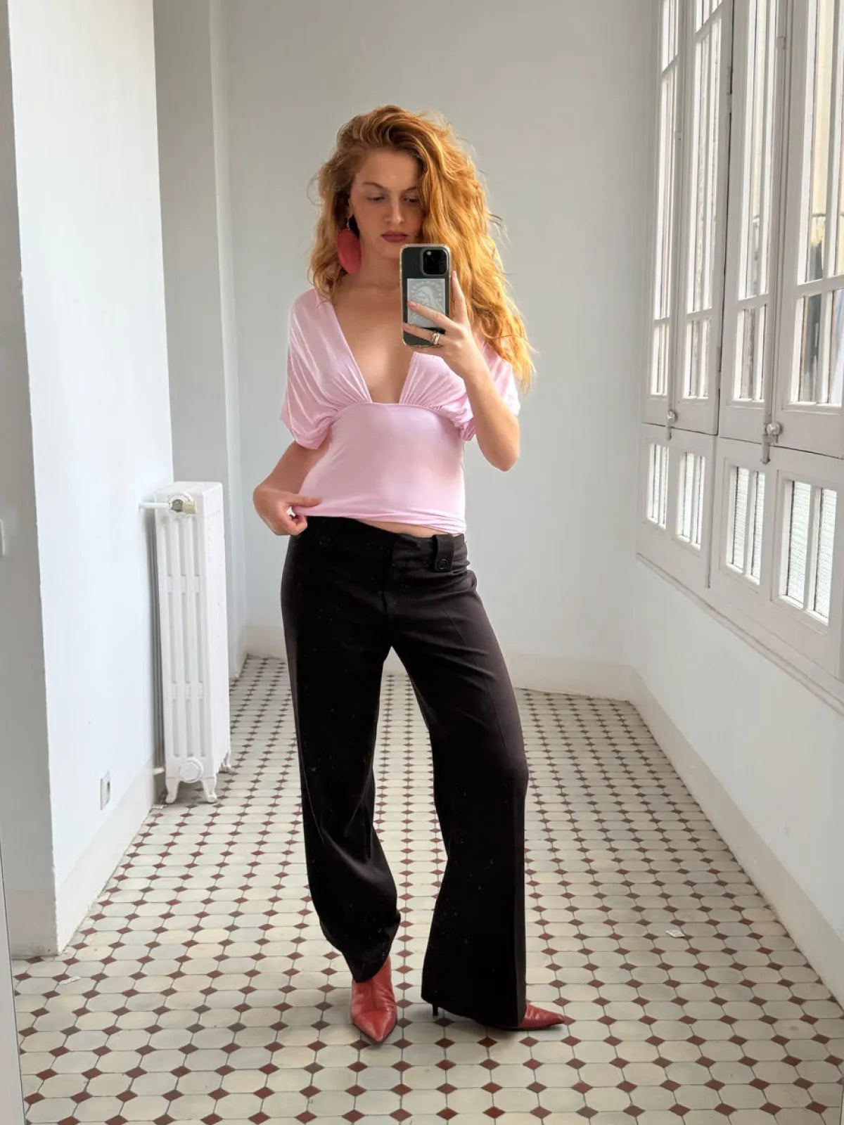 Top rosa Isabela