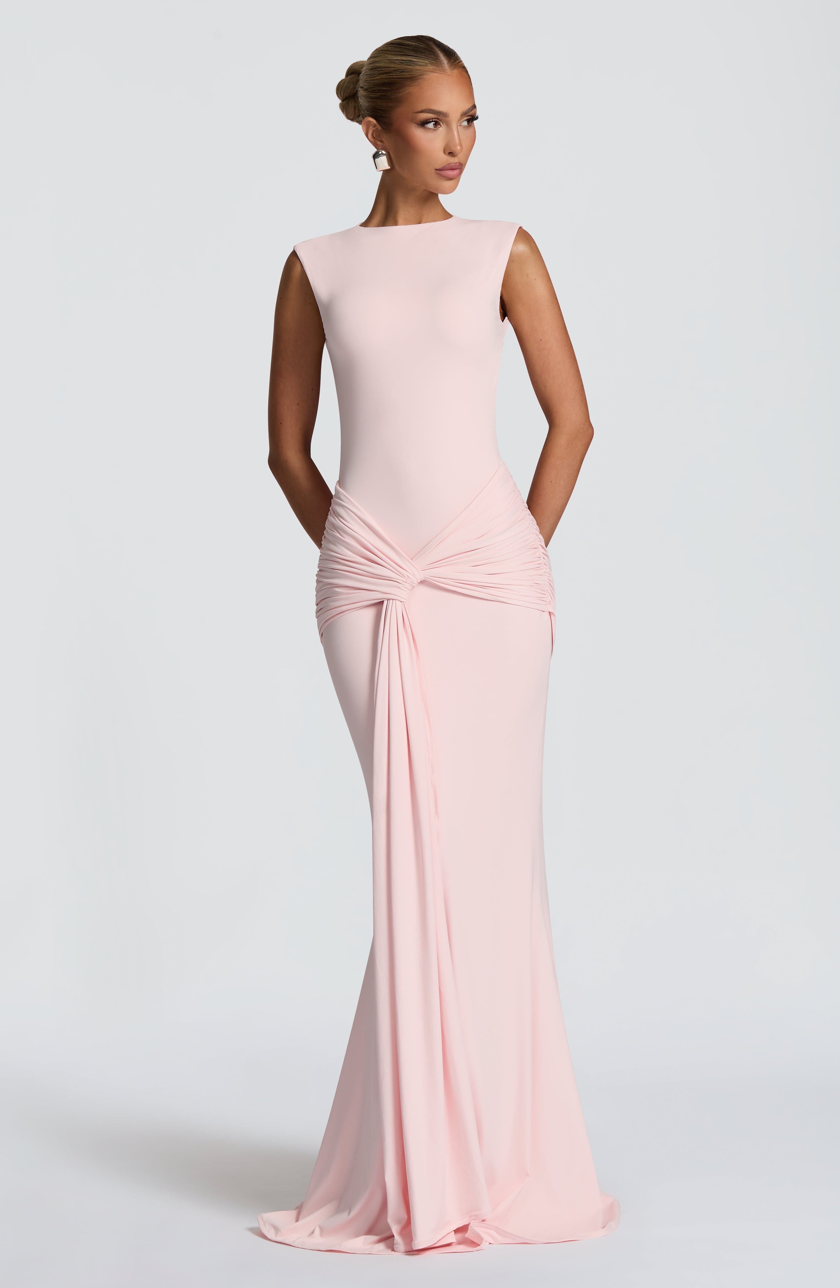 Roma Maxi Dress - Blush