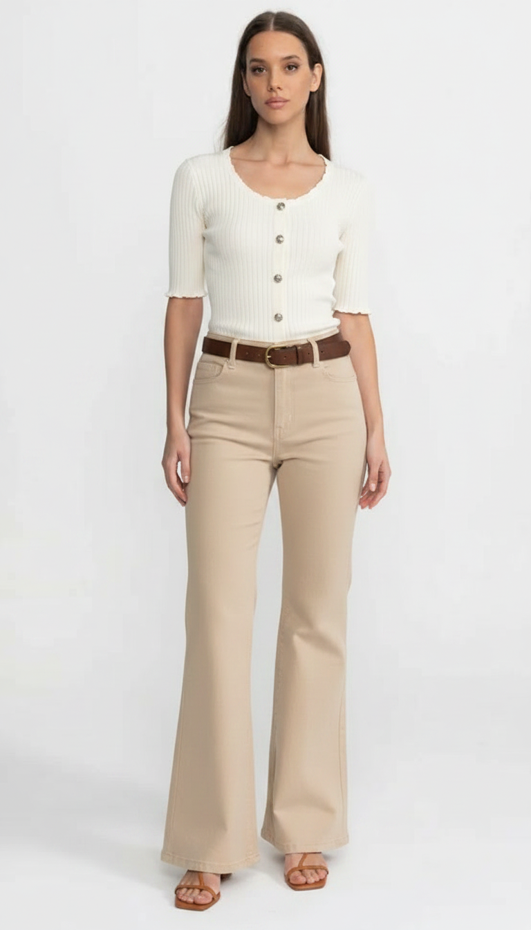 Kiera | Low Waist Flared Pants
