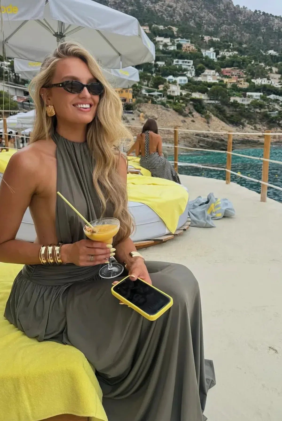Serene Halter Maxi Dress