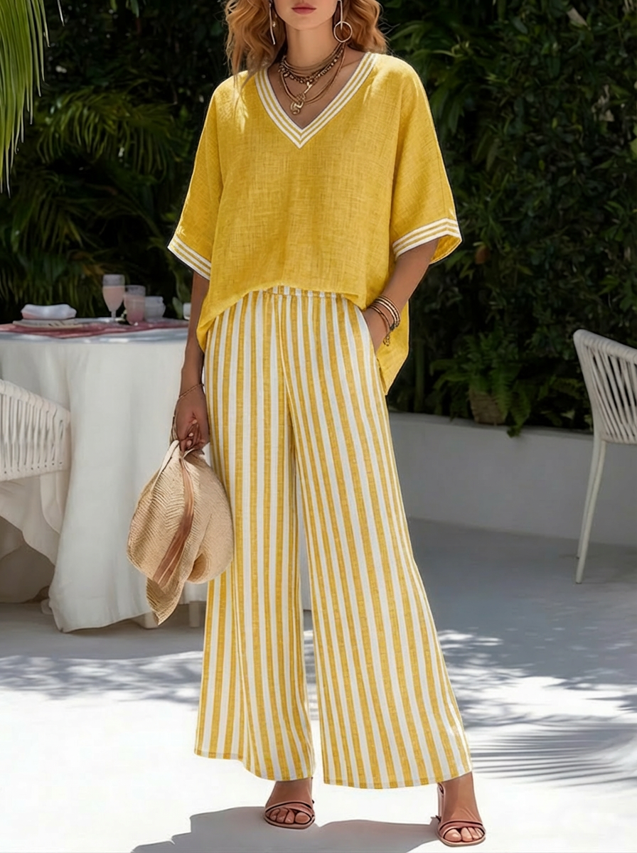 Set casual a righe Audrey