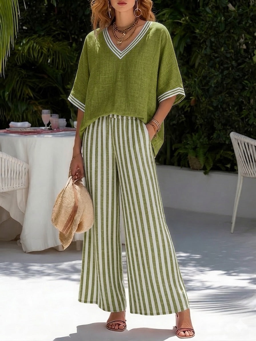 Set casual a righe Audrey