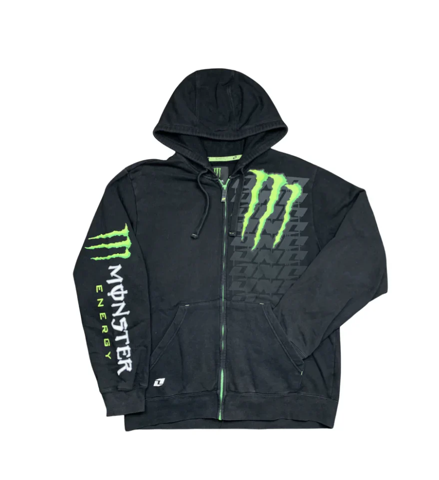 Fox Monster Energy Zip Hoodie