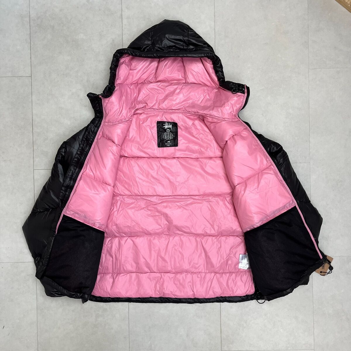 Black Stüssy Puffer Jacket