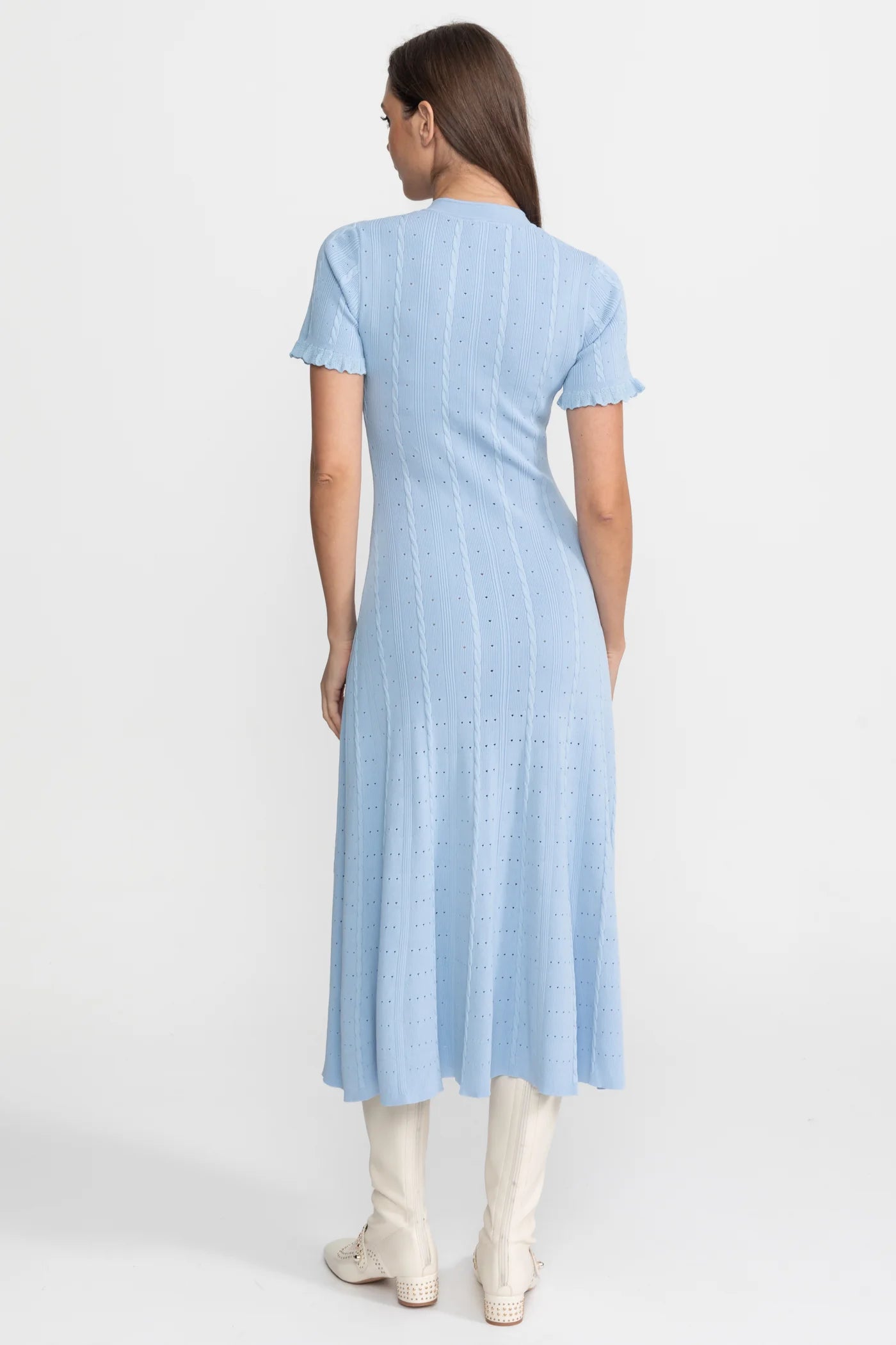 Celeste Button Midi Dress