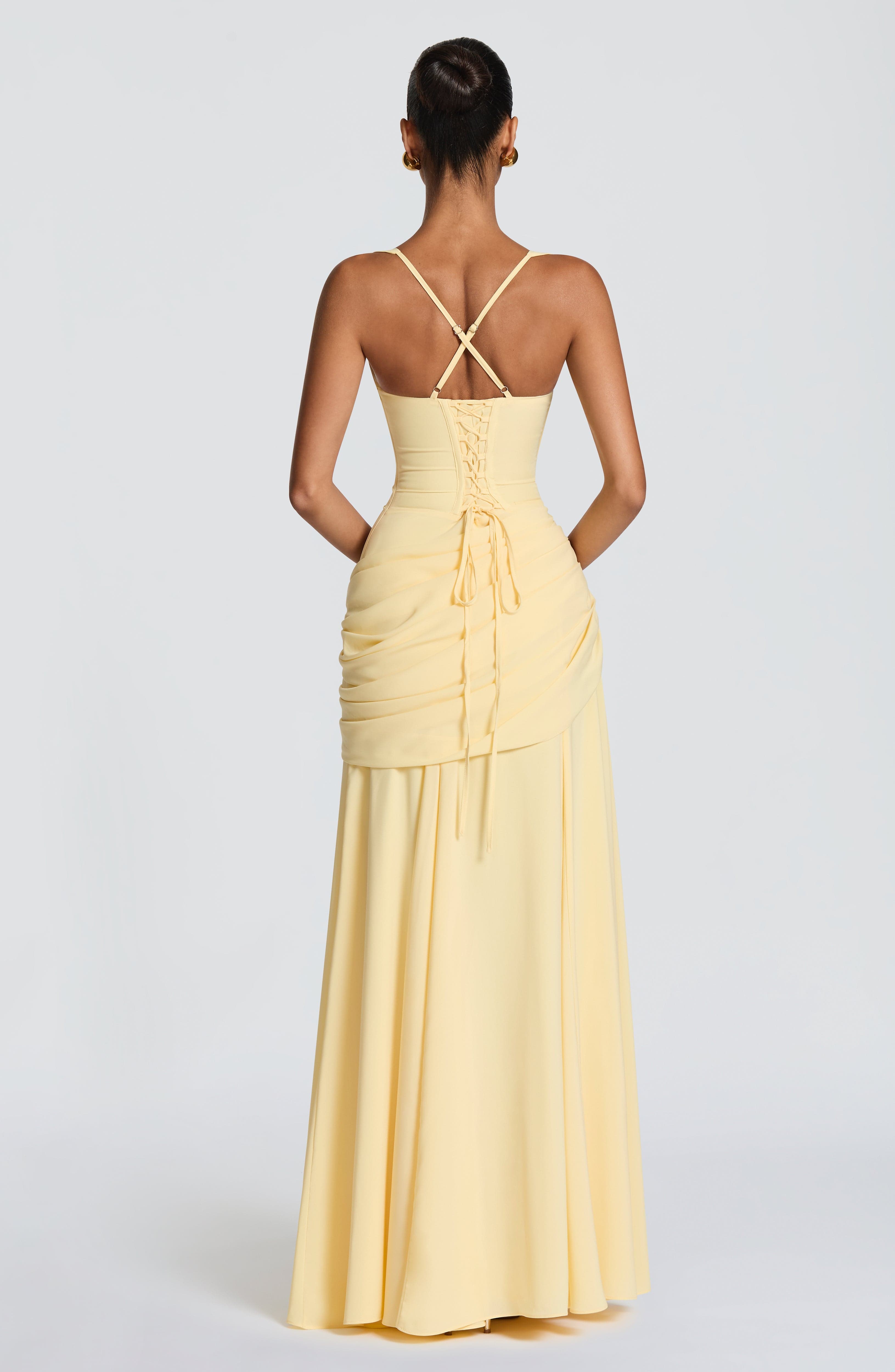 Luma Maxi Dress - Lemon