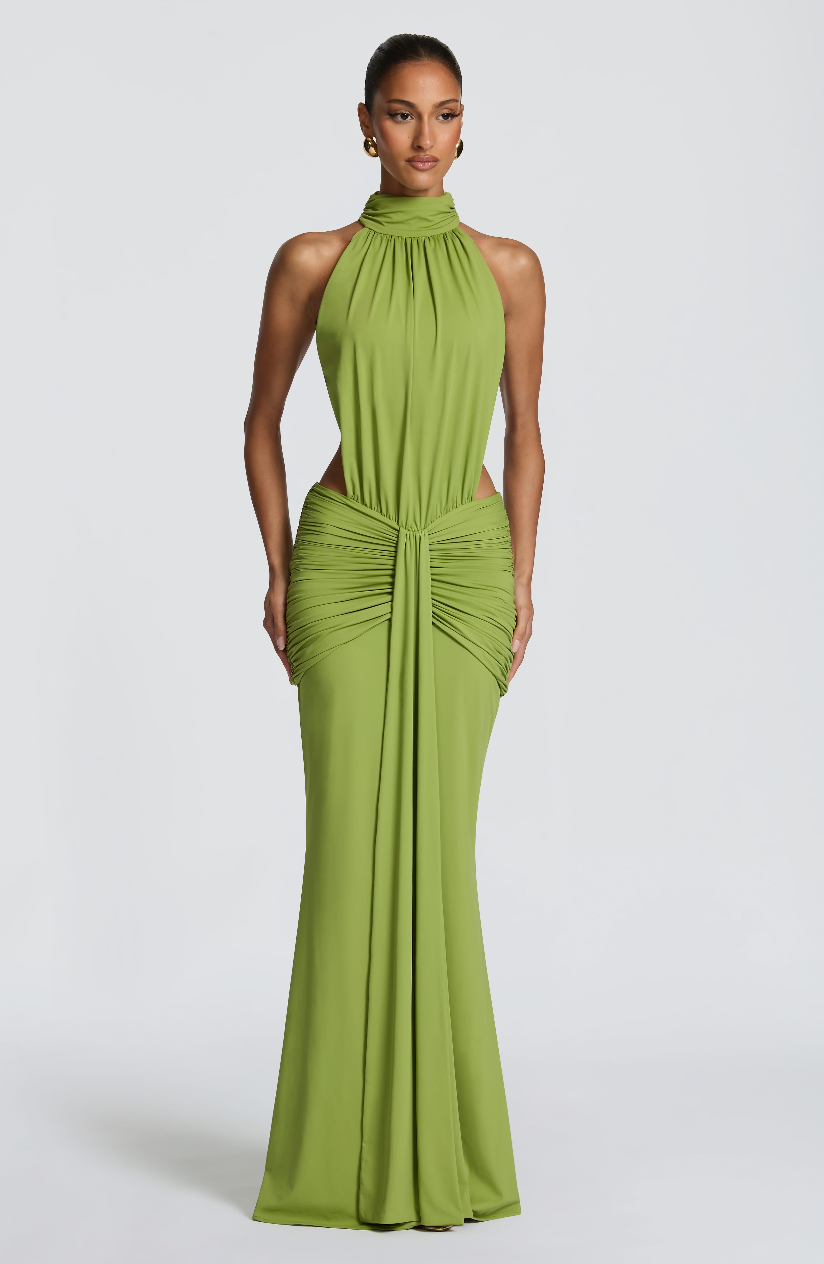 Rimla Maxi Dress - Olive