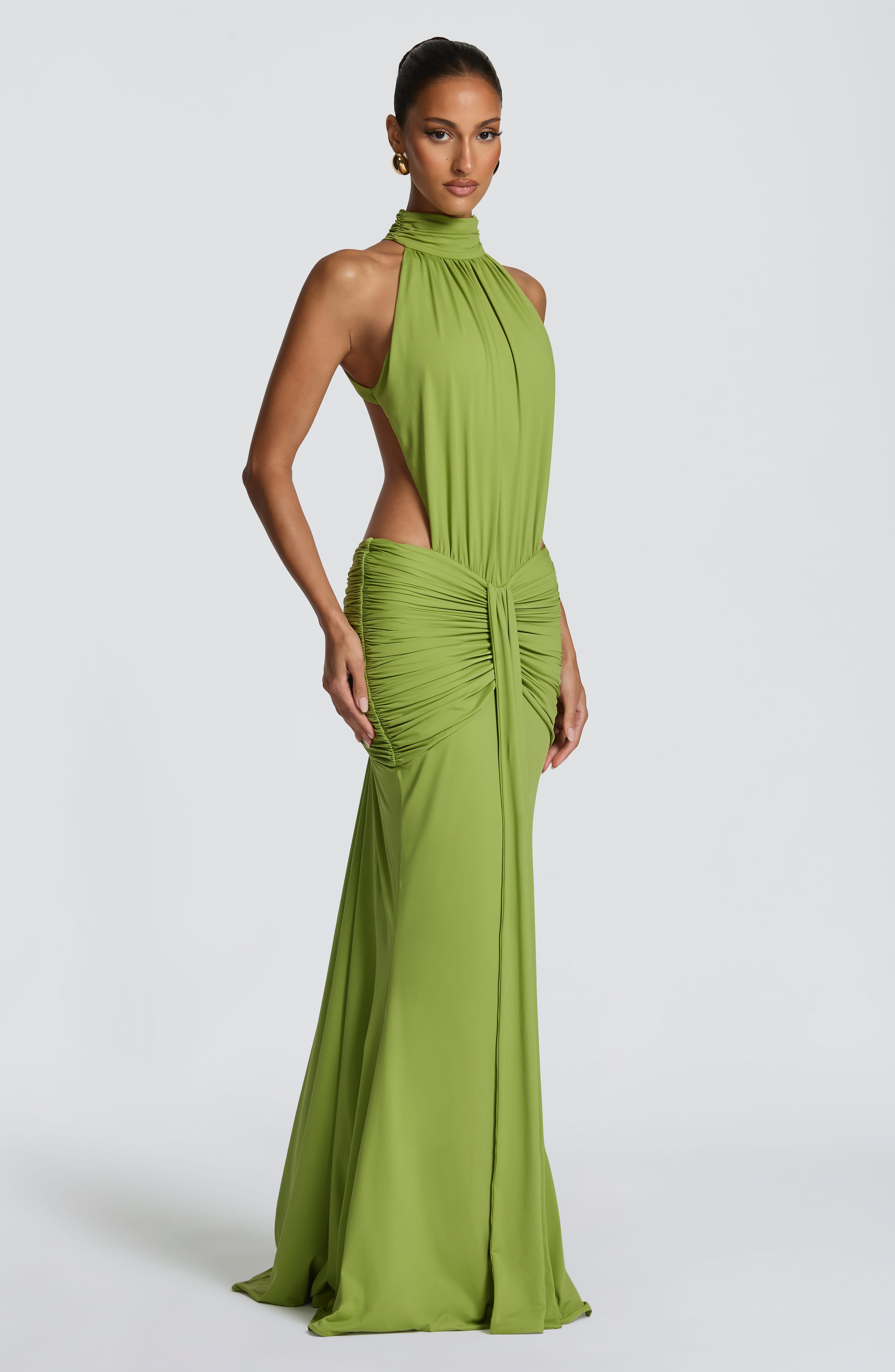 Rimla Maxi Dress - Olive
